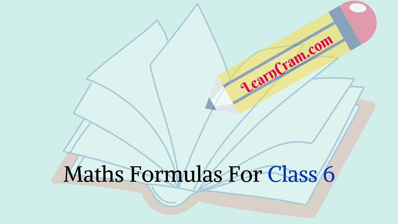 Maths Formulas For Class 6