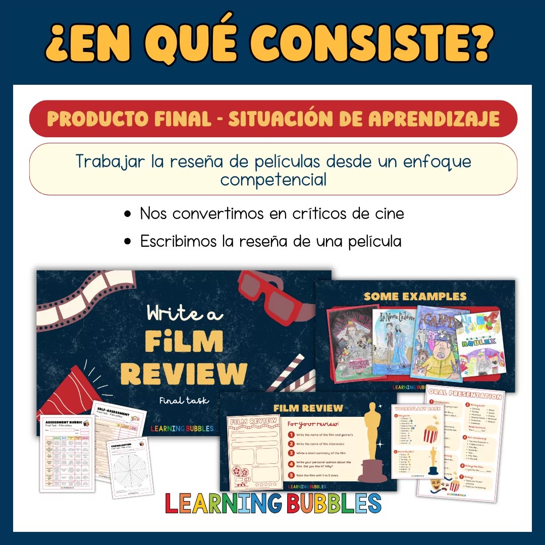 Final task 5th quinto primaria reseña películas film review
