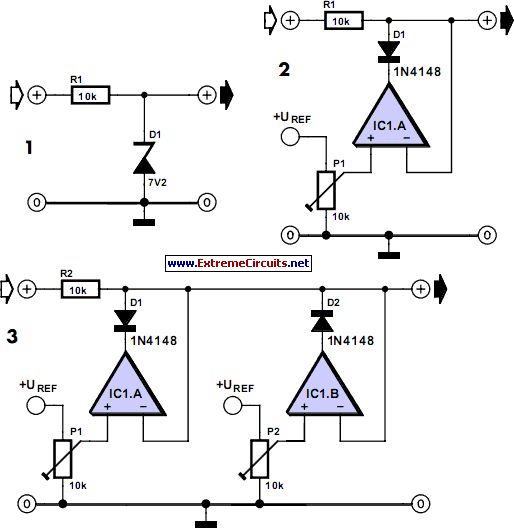 Adjustable Zener Diode Circuit Diagram