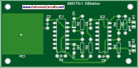 Simple Capacitive Touch Sensor Circuit Diagram