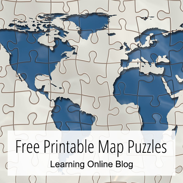 free printable map puzzles learning online blog