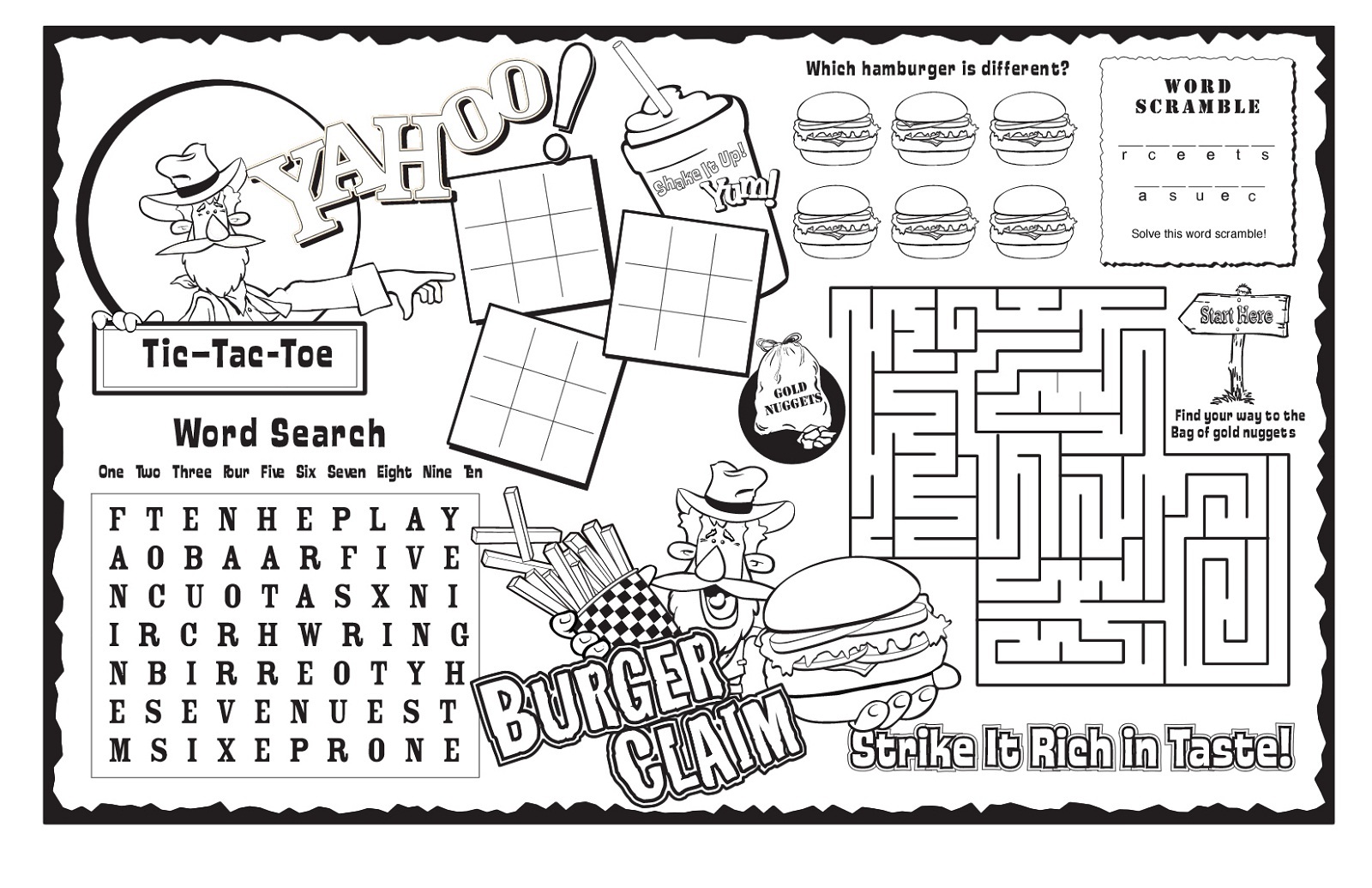 Activity worksheets to print