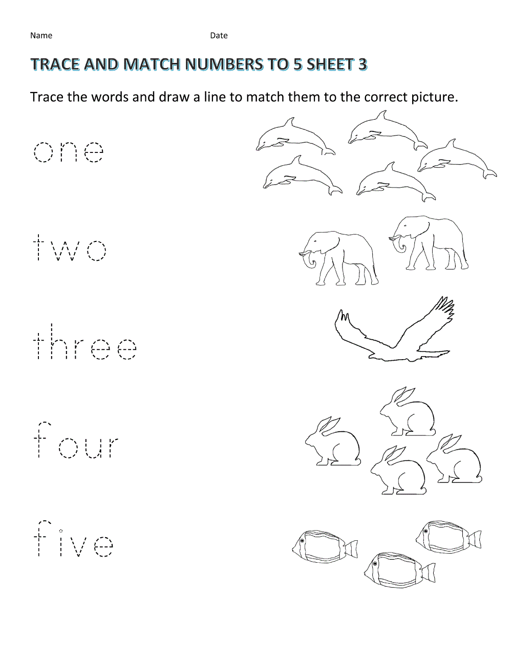 Printable toddler worksheets