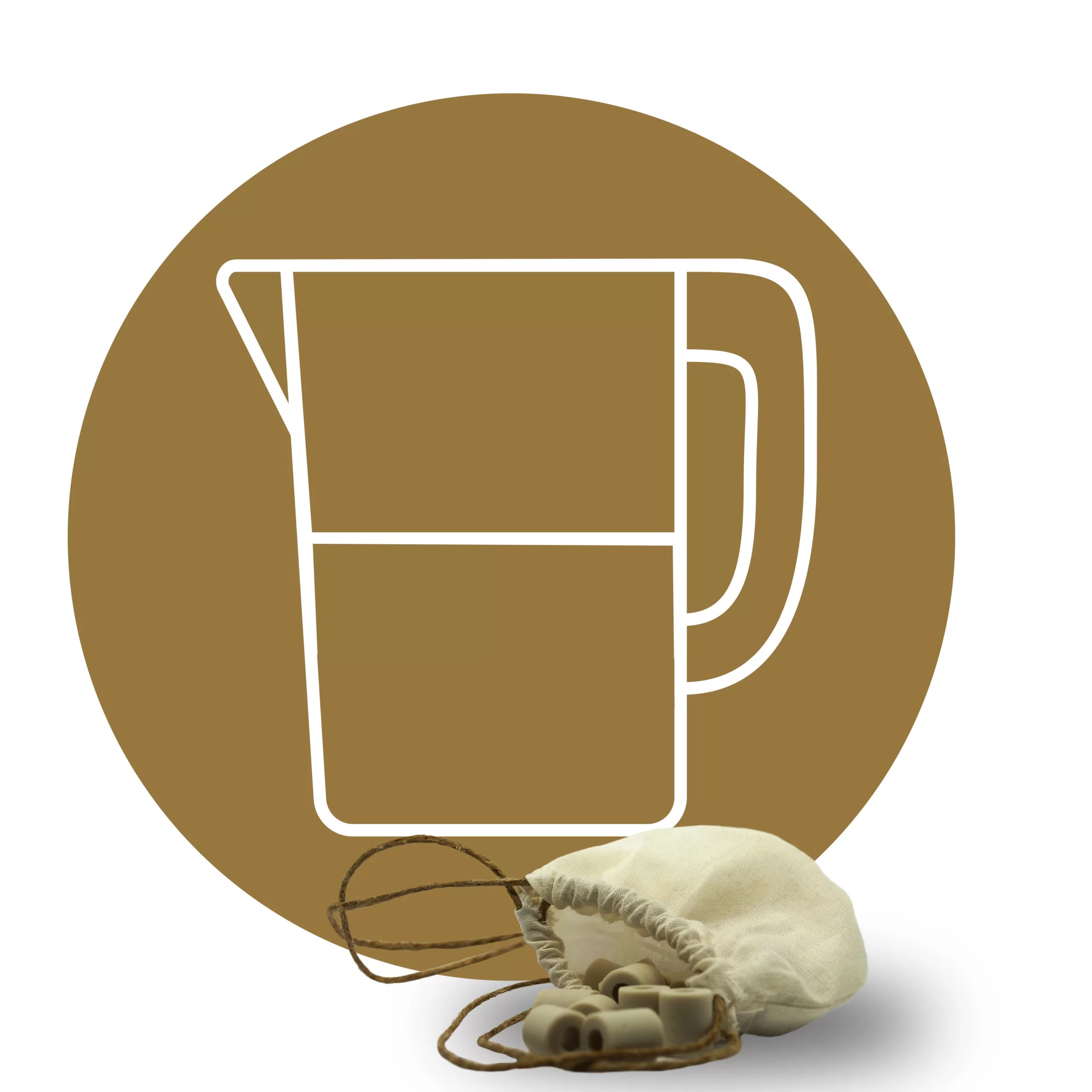 Perles céramiques EM et sachet Le bazar du ptit gris