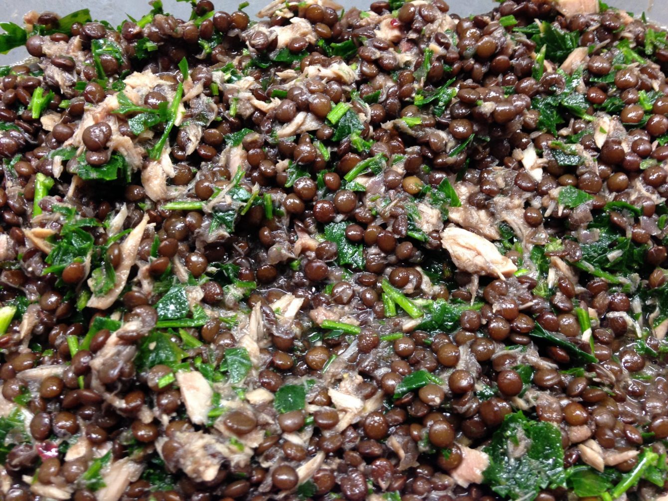 Beluga Linsen Salat