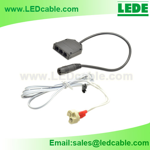 Led Plug Rels Distribution - Amazing City Background - 4K