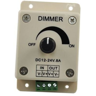 Led Dimmer Controller Single Color Knob Adjustable Brightness Hk Led - Dark Illustration Collection - HD Quality