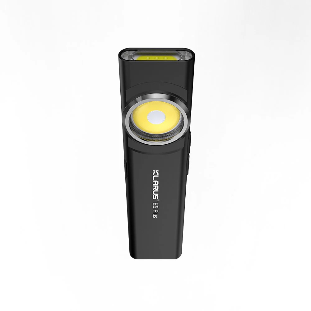 Klarus E5  Rechargeable EDC Tool Light with Magnetic Base - 600 Lumens, 32 Metres