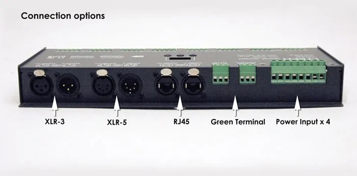 32 Channel DMX/RDM LED Color Decoder LT-932-OLED - LED World Canada
