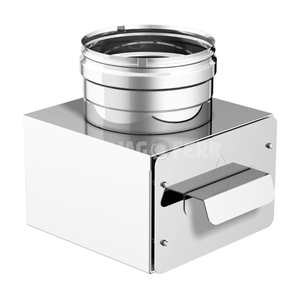 Cassetta Raccolgi Cenere Per Canna Fumaria DN 140 - In Acciaio Inox 316