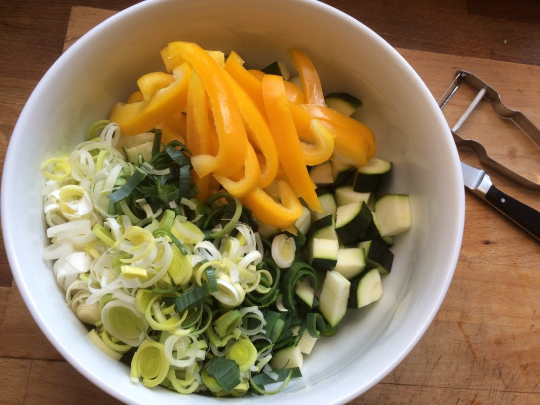Zucchini-Bohnen-Topf*****