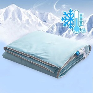 Piumino per aria condizionata per l'estate Coperta rinfrescante in seta di ghiaccio di colore puro Trapunta fredda doppia/king leggera e liscia 1