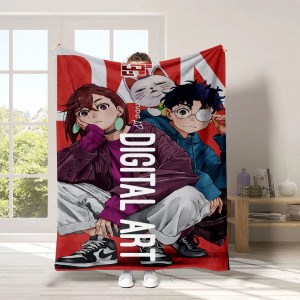 Coperta dandadan anime giapponese Coperta in flanella per la casa e la decorazione Divano letto Coperta calda da viaggio per ufficio per l'inverno 1