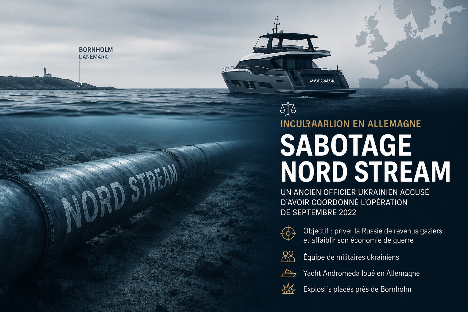 Terrorisme d’État : l’Allemagne accuse directement l’Ukraine du sabotage Nord Stream 2 !
