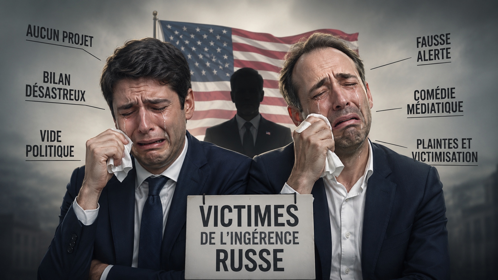 Propaganda : 0 preuve solide derrière l’ingérence russe d’Attal et Glucksmann !