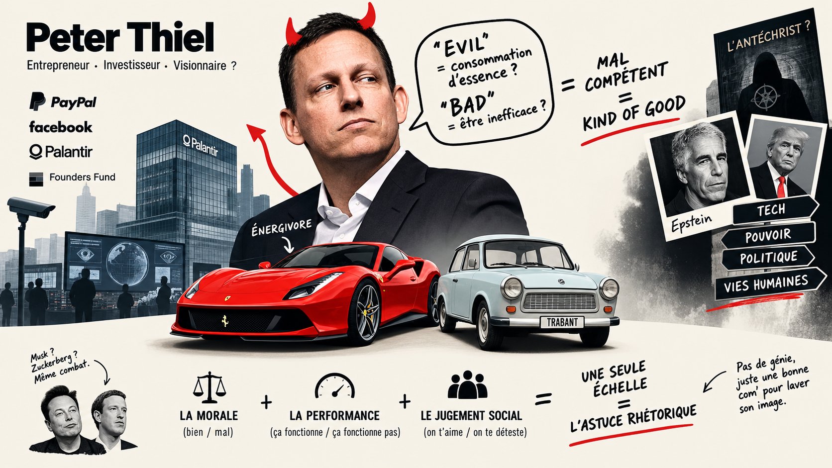 Peter Thiel et la morale de comptoir : plus ils sont riches et plus ils sont très cons !