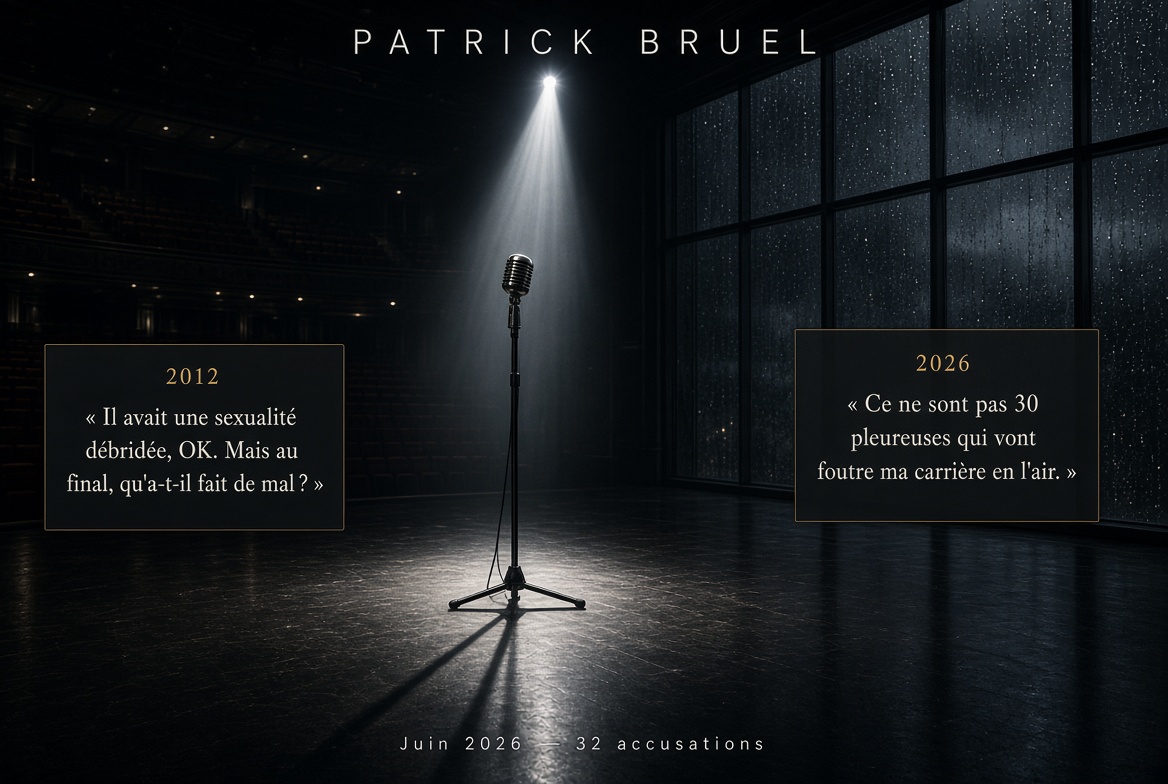 Patrick Bruel : 32 plaintes et 2 phrases glaçantes qui expliquent tout