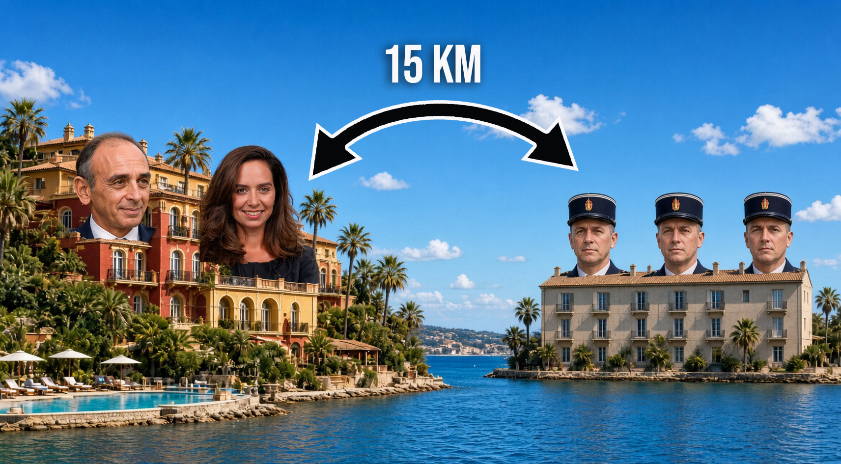 Scandale : Zemmour et Sarah Knafo ont dépensé 3 500 € dans un palace pendant que leur sécurité dormait à 30 minutes
