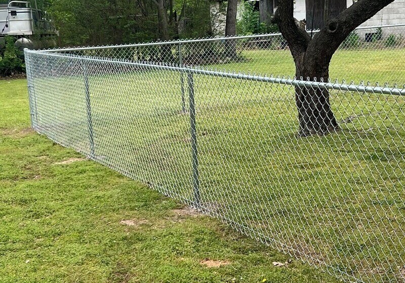 6ft Galvanized Chain Link Fence Steel Fence for the Backyard
