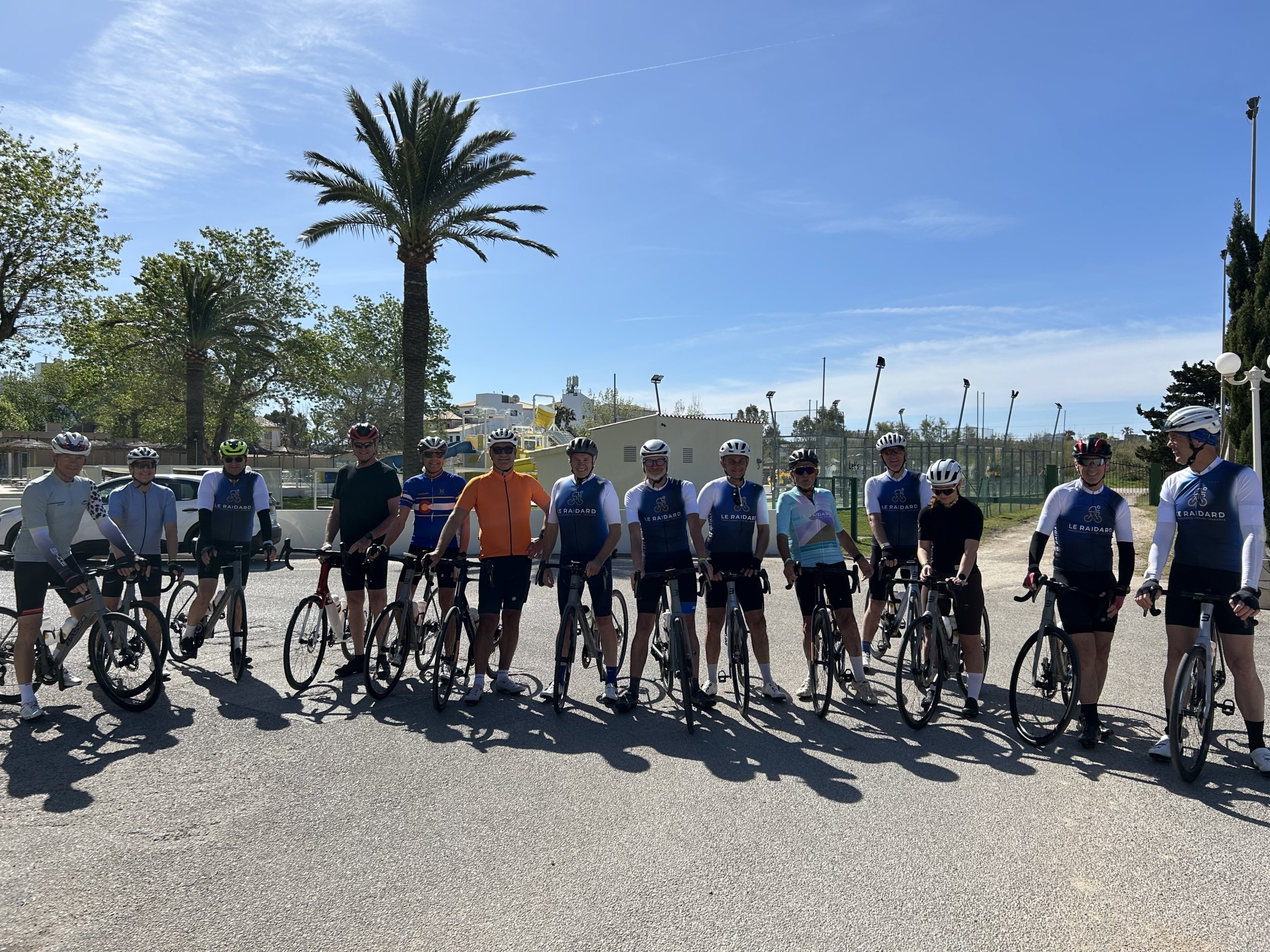 Groupe LE RAIDARD en stage vélo à Majorque