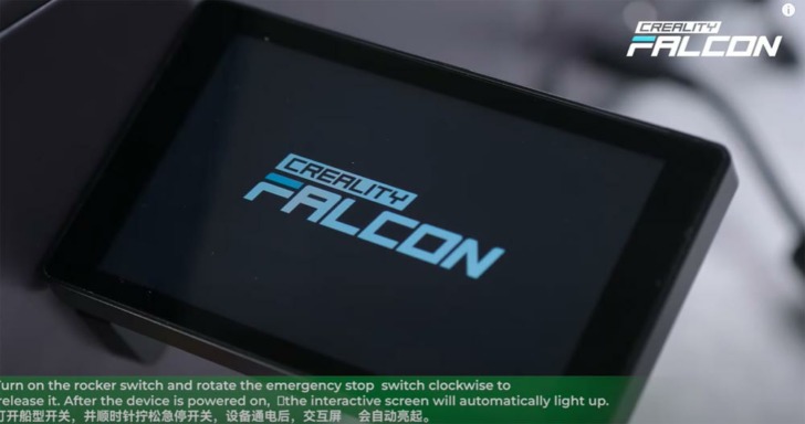 Creality Falcon A1 Pro ecran