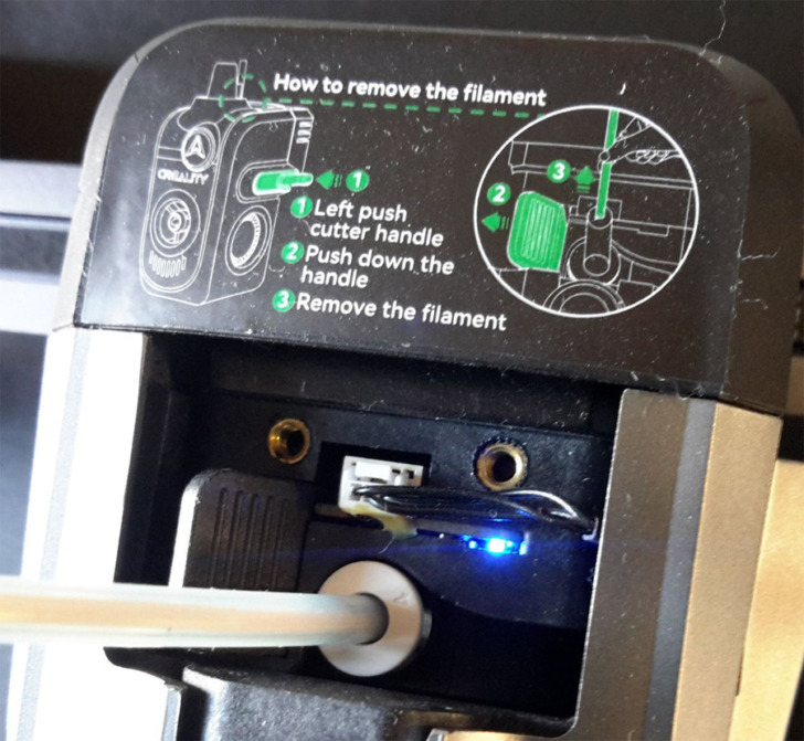 Creality Hi remove filament