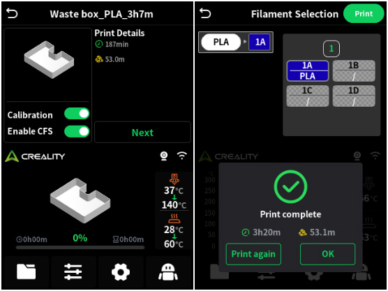 creality hi wastebox