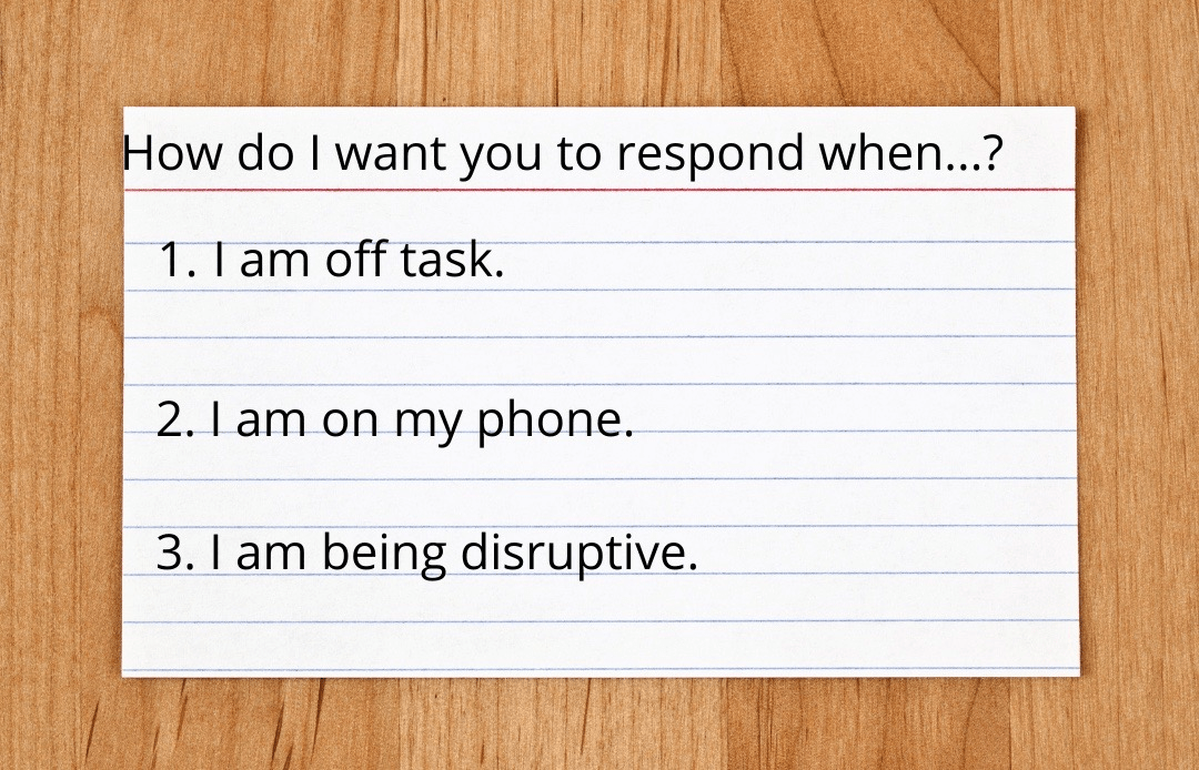 Response Cards: A Tool to Help us Address the Mess - Project 180