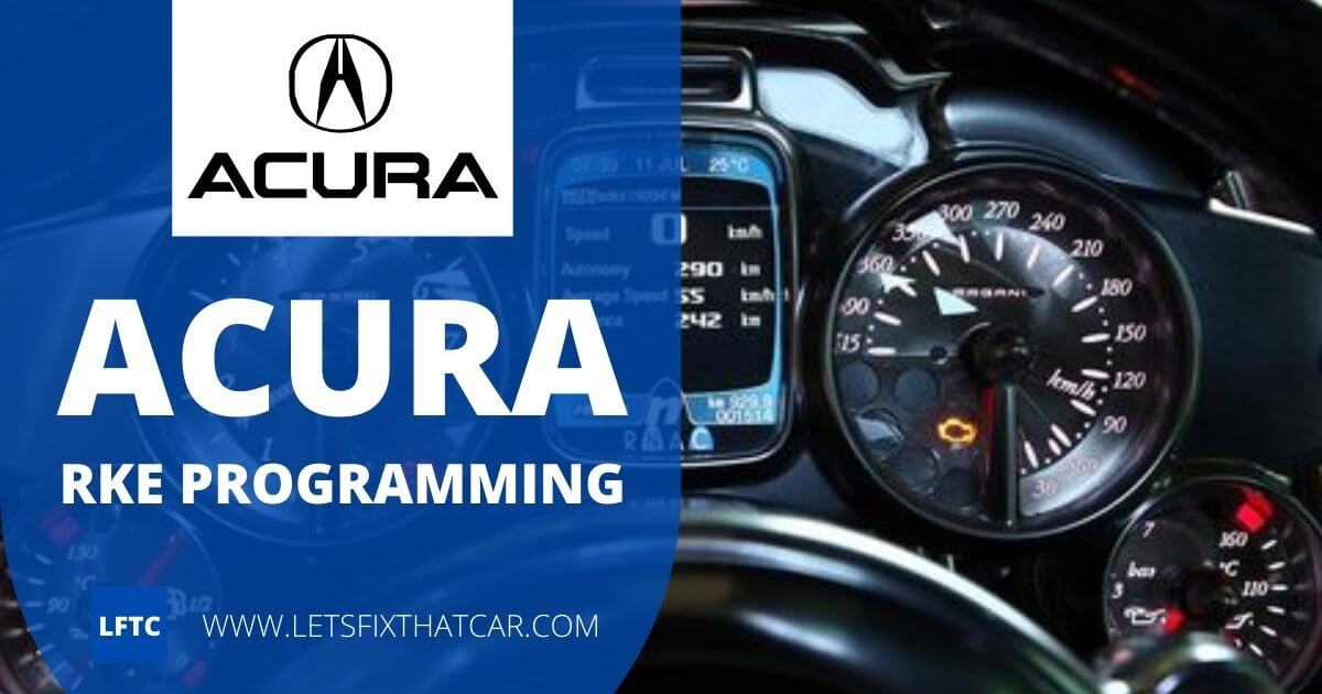 Acura RKE Programming