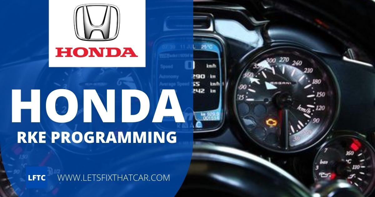 Honda RKE Programming