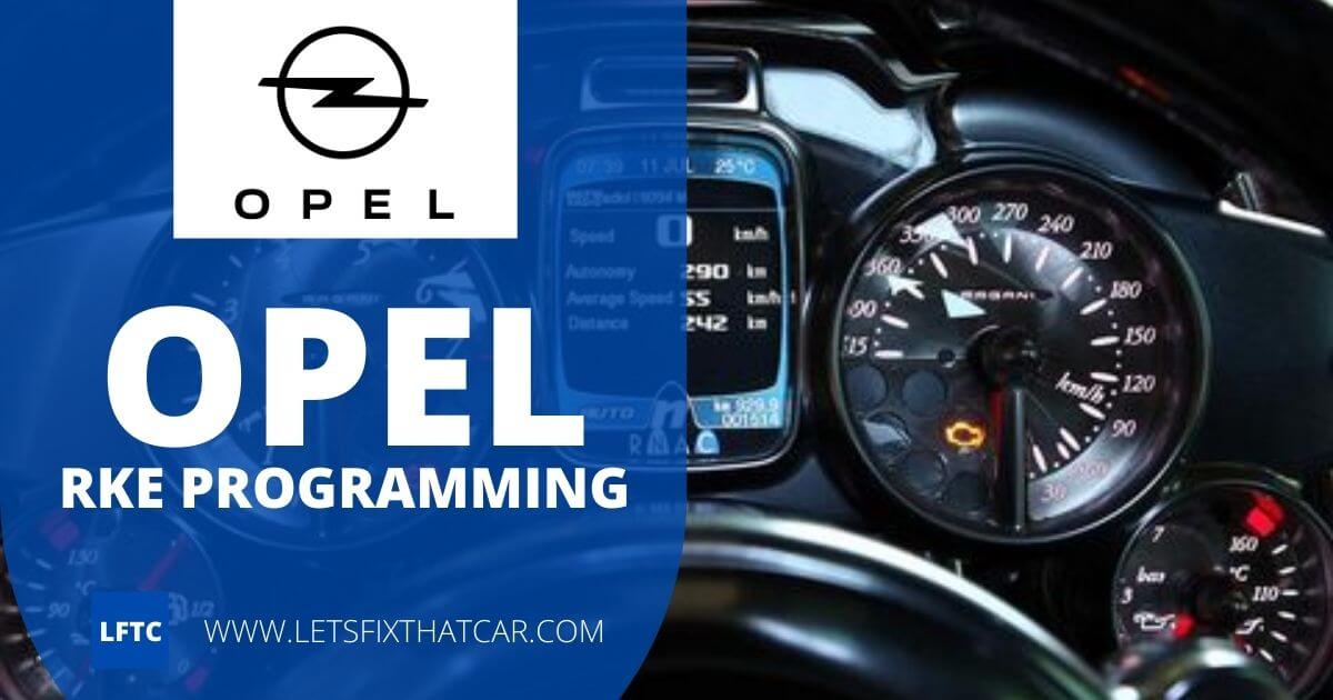 Opel RKE Programming