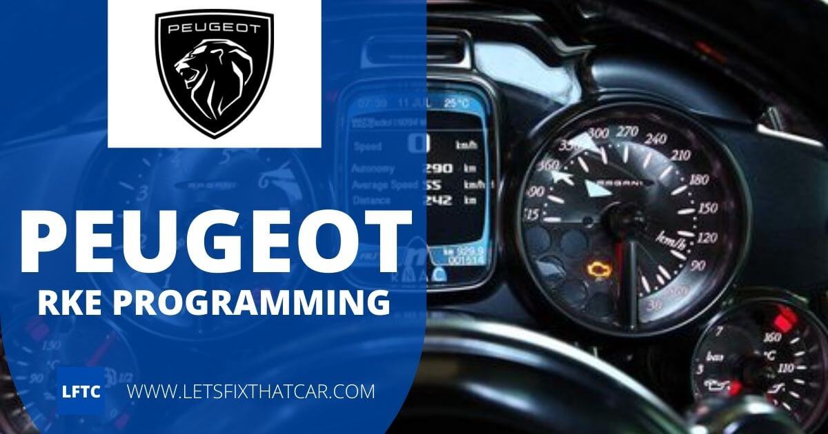 Peugeot RKE Programming
