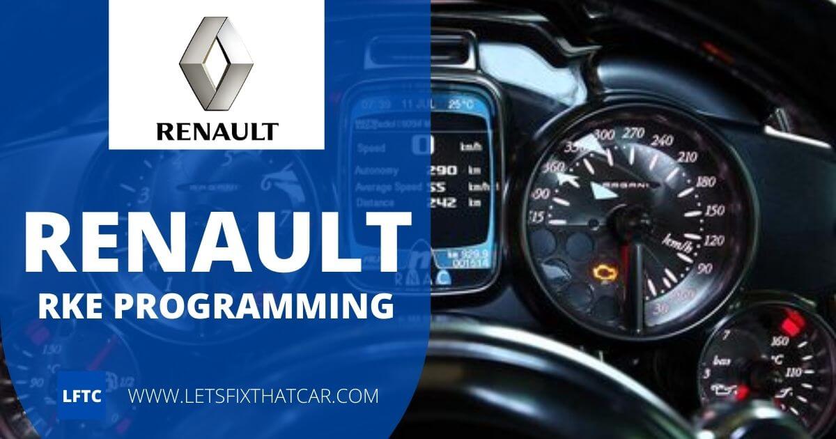 Renault RKE Programming