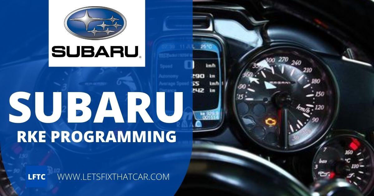 Subaru RKE Programming