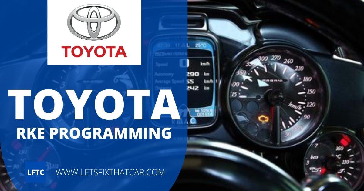 Toyota RKE Programming