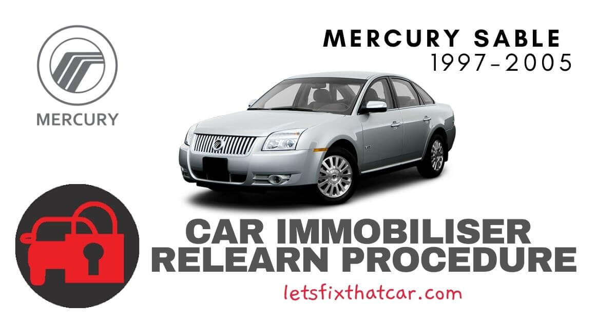 Key Programming Mercury Sable 1997-2002