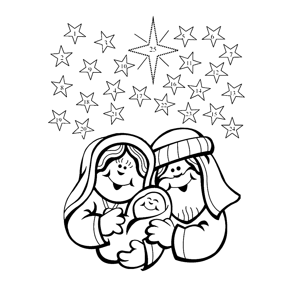 Leuk voor kids Sterren Adventkalender Jezus is geboren