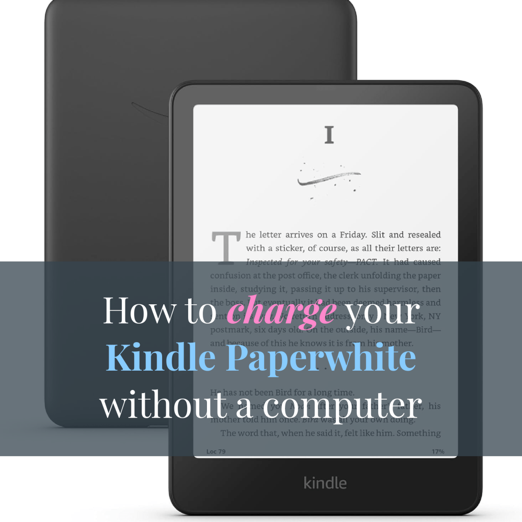 How to charge your Kindle Paperwhite without computer and without blowing it up?