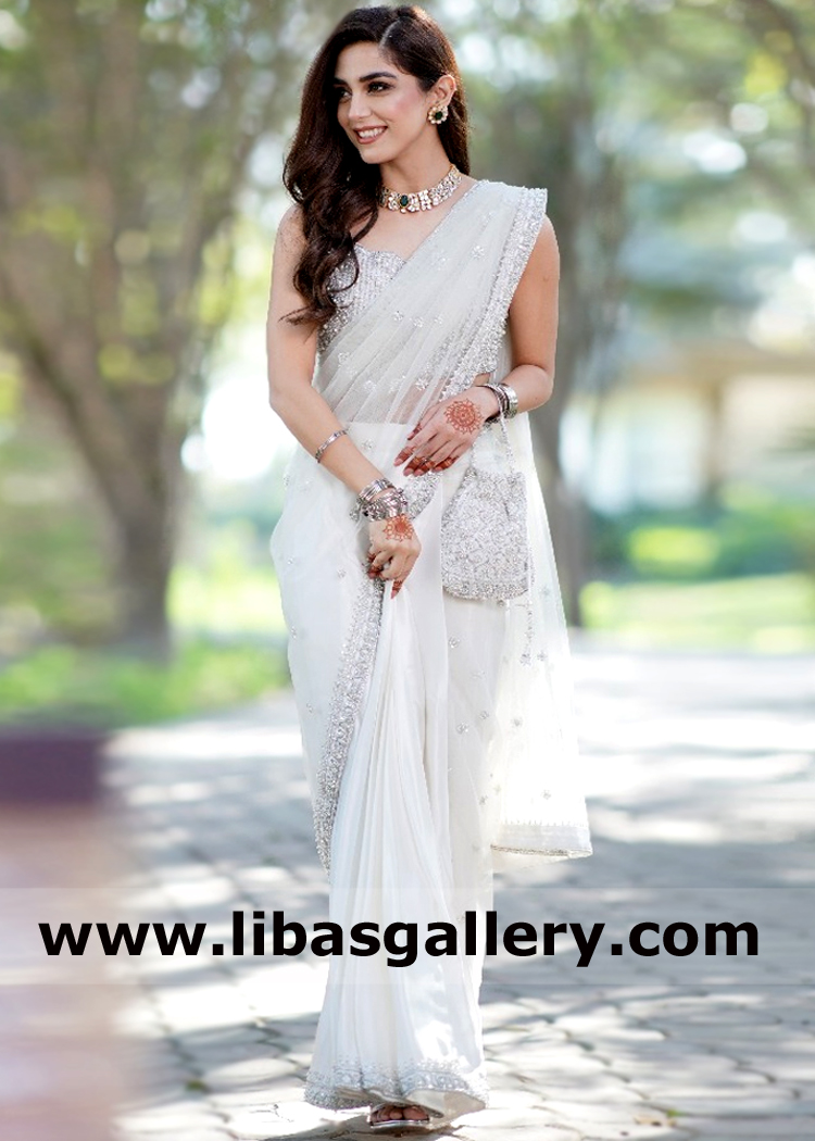 Most Luxurious Sarees Pakistani Saree Designer Saree Indian Sarees In The World Shop Pakistani Indian Bridal Wear Online Bridal Outfits Retail Store Wedding Bride Groom Designer Dresses Boutique