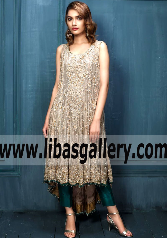 Luxury Wedding Function Dresses Pakistan Anarkali Suits Uk Usa Canada Modern High Low Hem Formal Collection Shop Pakistani Indian Bridal Wear Online Bridal Outfits Retail Store Wedding Bride Groom Designer Dresses Boutique