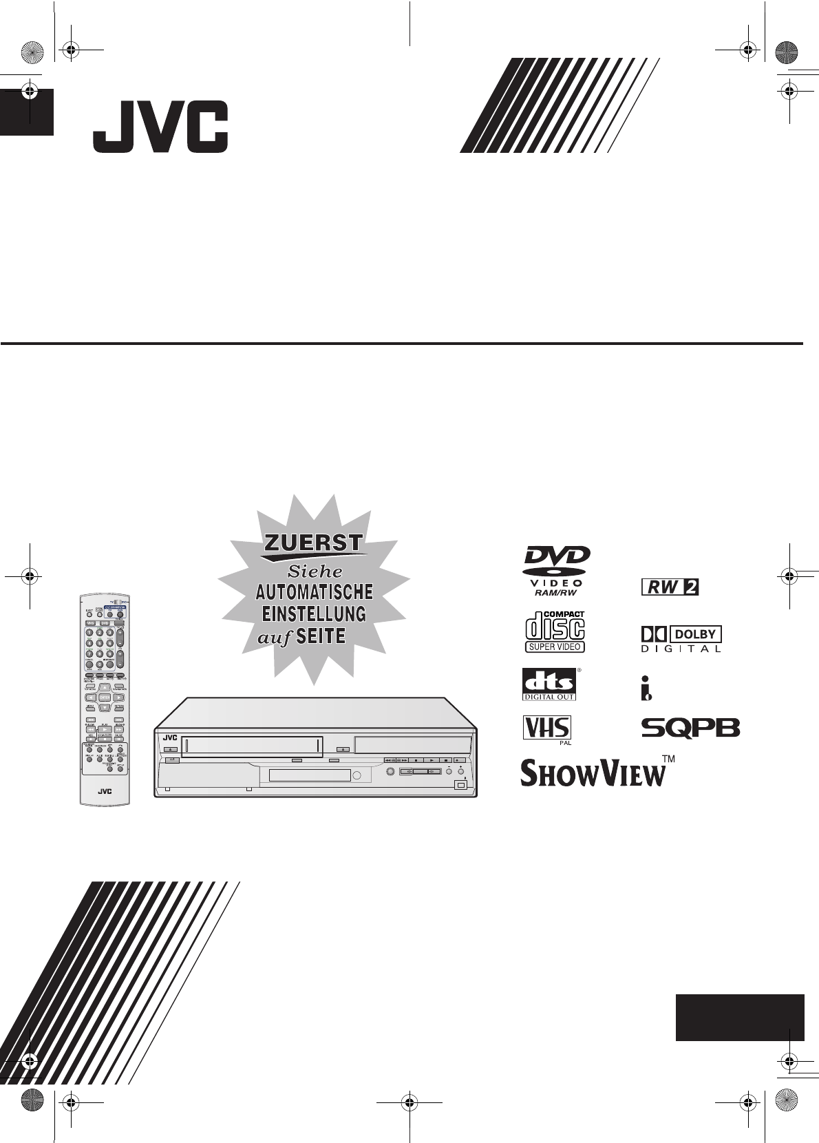 Bedienungsanleitung Jvc Dr Mv5 Seite 1 Von 100 Deutsch