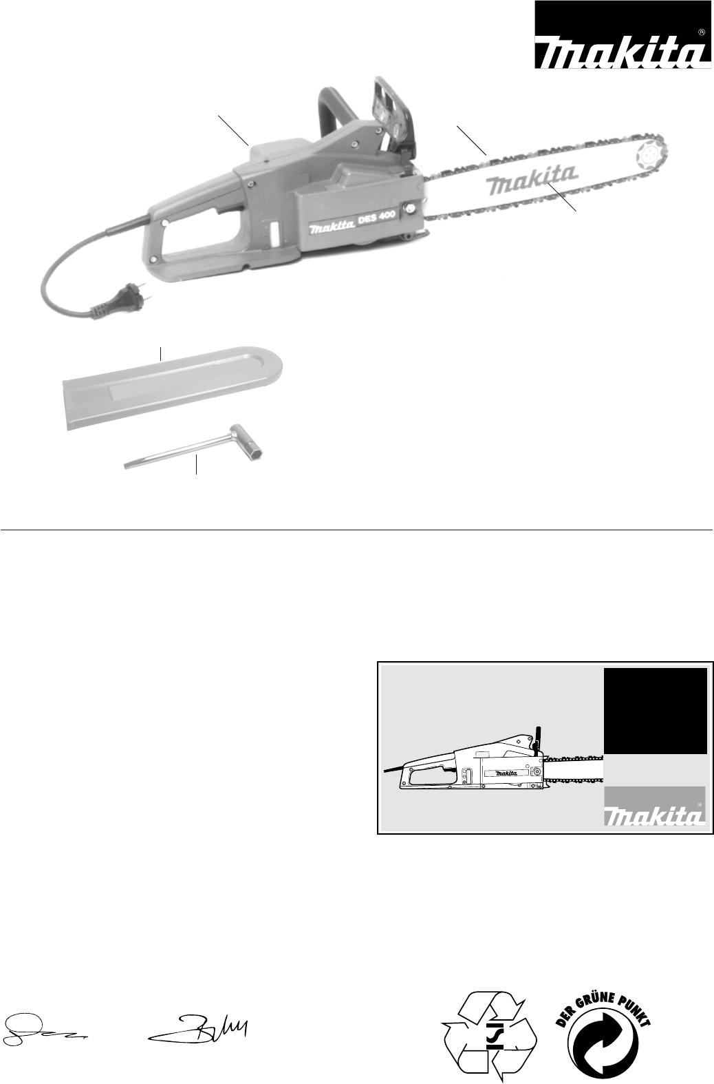 Bedienungsanleitung Makita Des 350 Seite 1 Von 36 Danisch