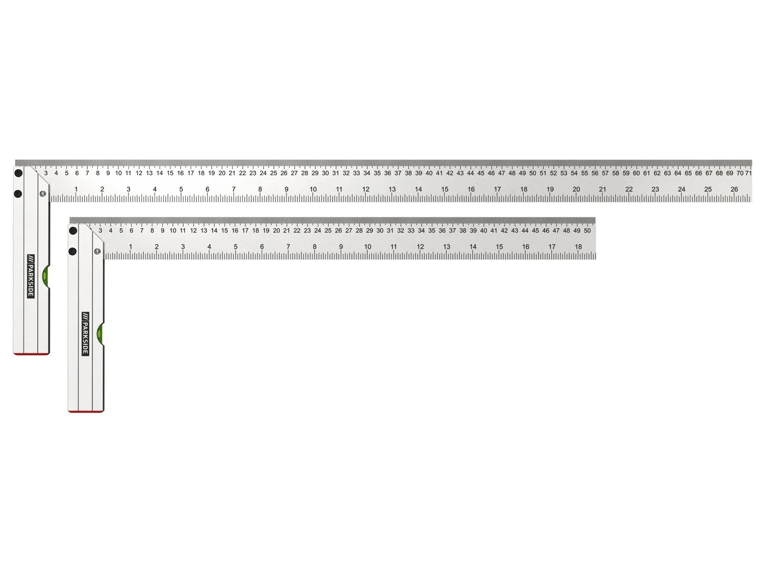 Pembaris jahitan / tailoring ruler material: Parkside Anschlagwinkel Sageschiene Markierwasserw