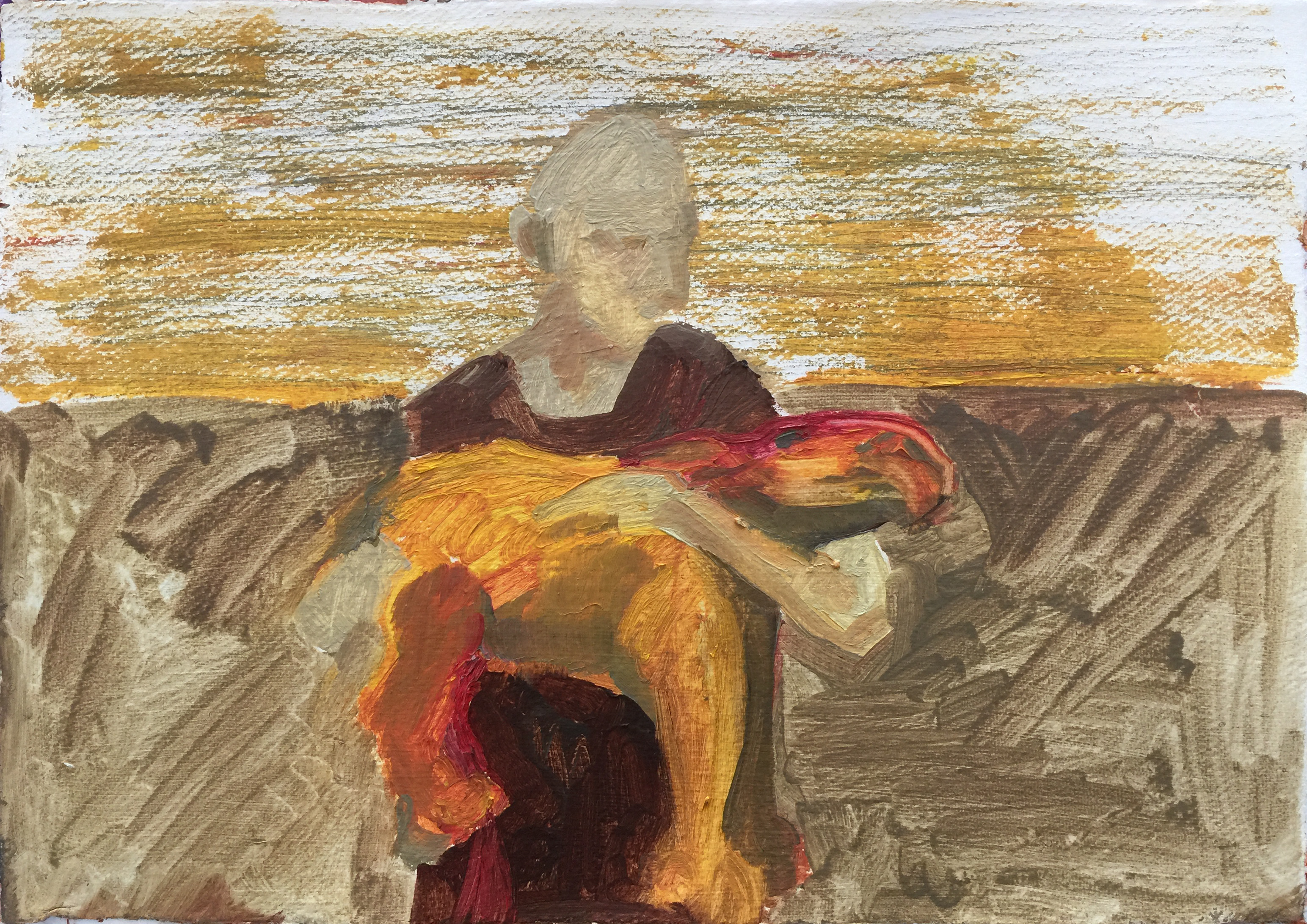 2019 DOA #16 29x42 Oil on Paper