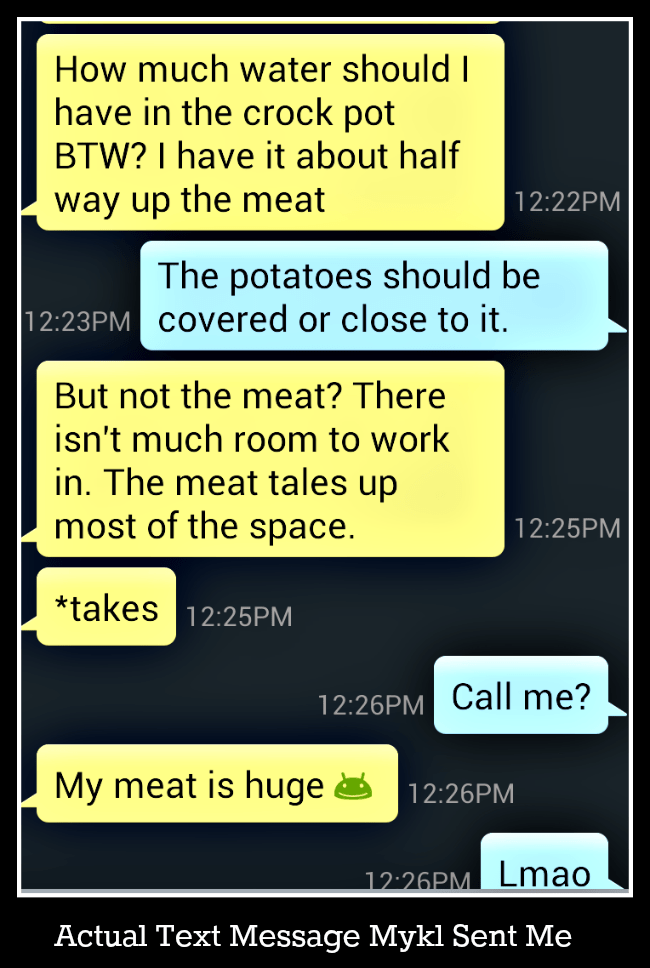 The herb rub and vegetables give it a remarkable flavor. Who knew a pork roast could lead to sexting? - Life With Levi