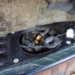 S14シルビア　燃料漏れ修理