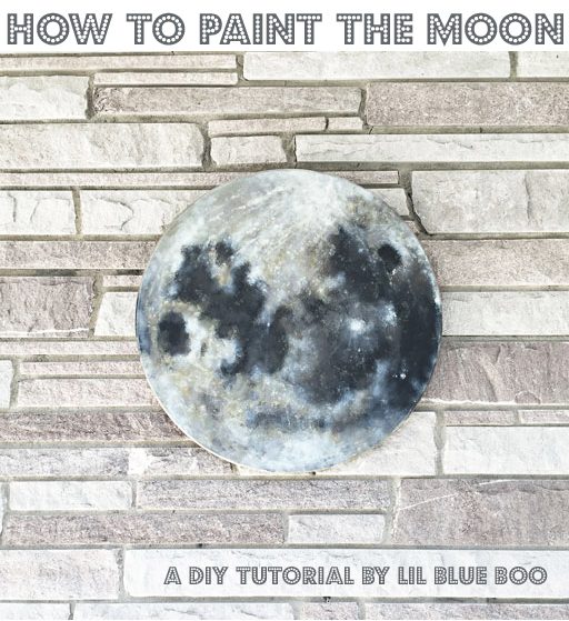 picture Easy Moon Painting Step By Step diy moon painting how to paint a full