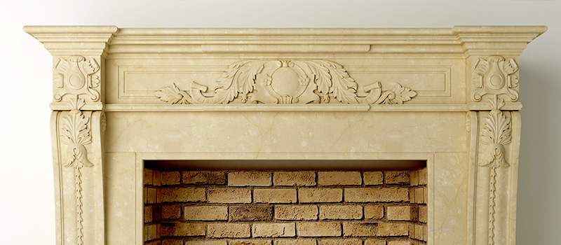 Limestone Fireplace 3d Warehouse