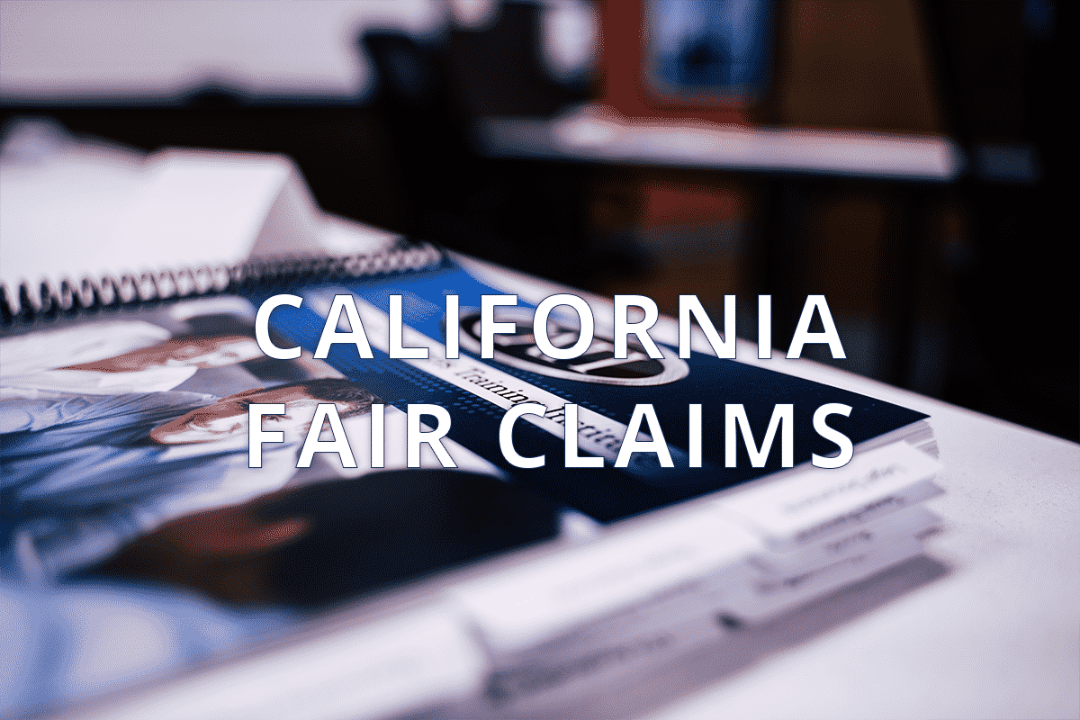 California fair claims settlement practices regulations webinar