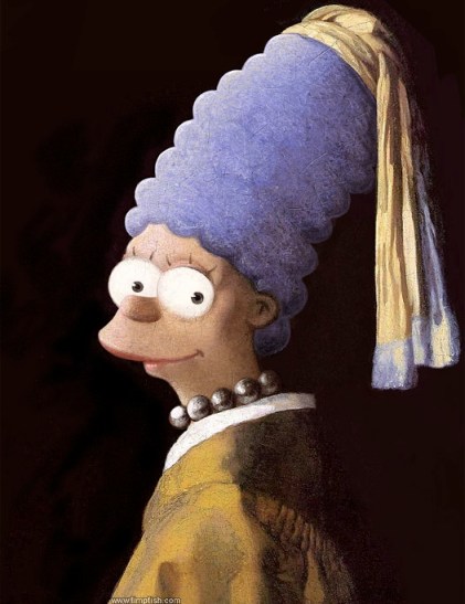 Marge Simpson por Vermeer